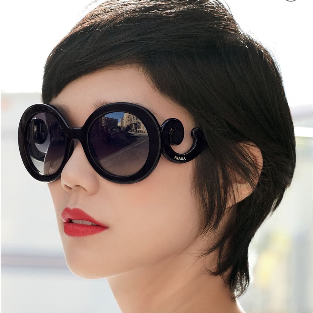 Prada Baroque round sunglasses